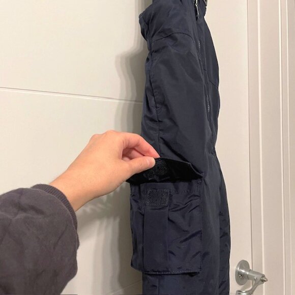 OshKosh B'gosh Unisex Snow Bibs Snowpants Navy Blue Size 3T - Picture 5 of 12